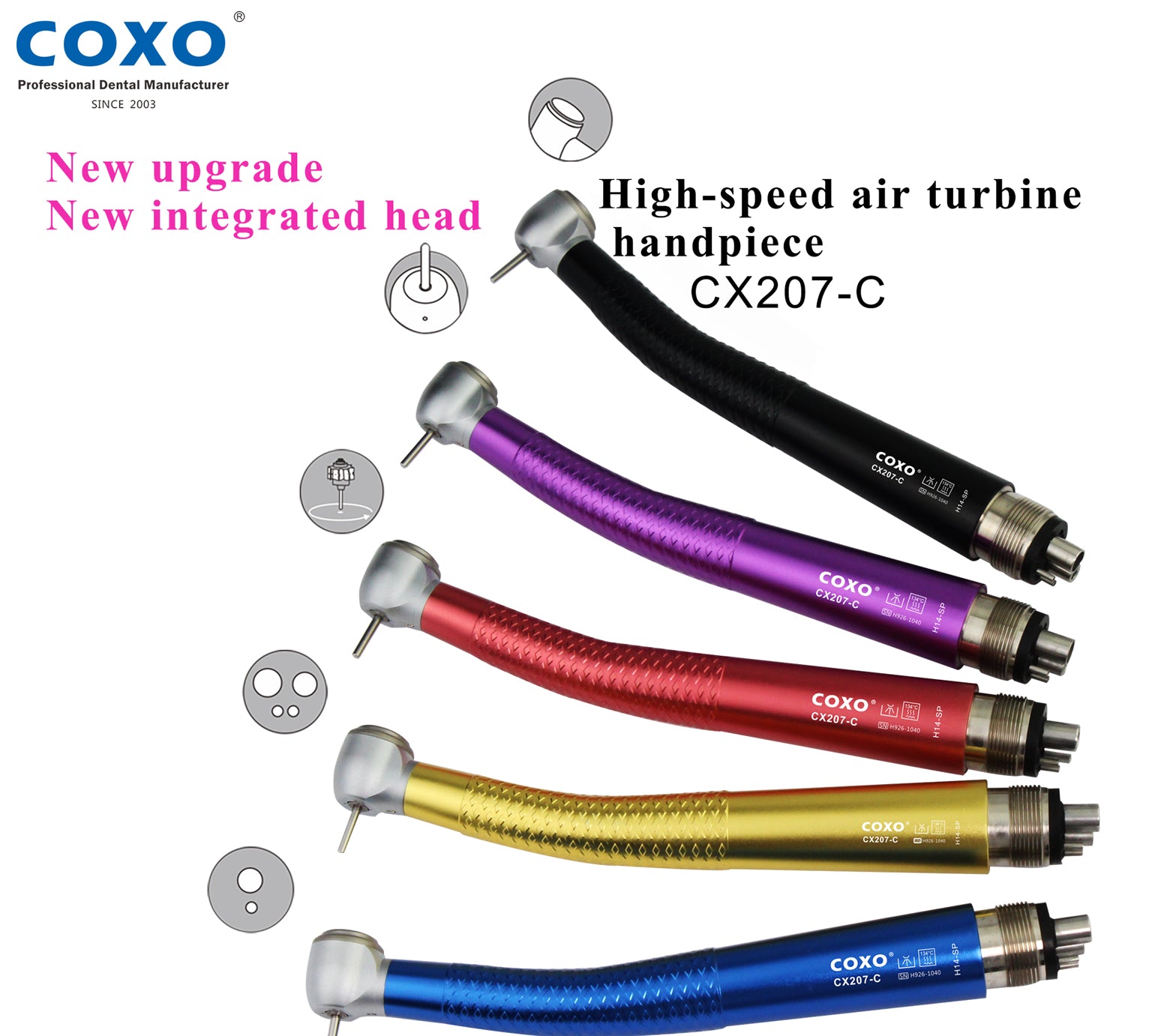 COXO CX207-C H14 High-Speed Handpiece