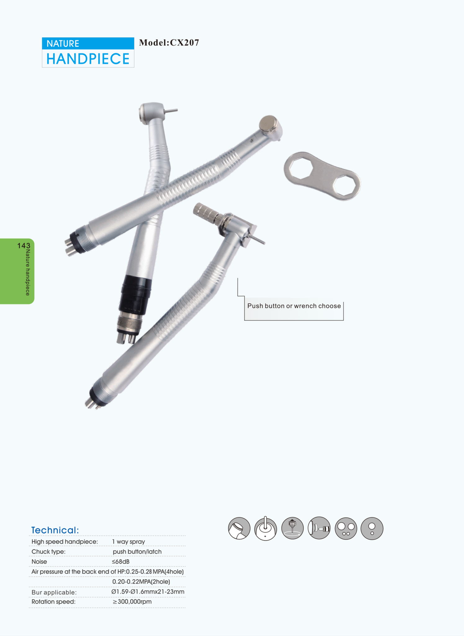 COXO CX207 H01 High-Speed Handpiece