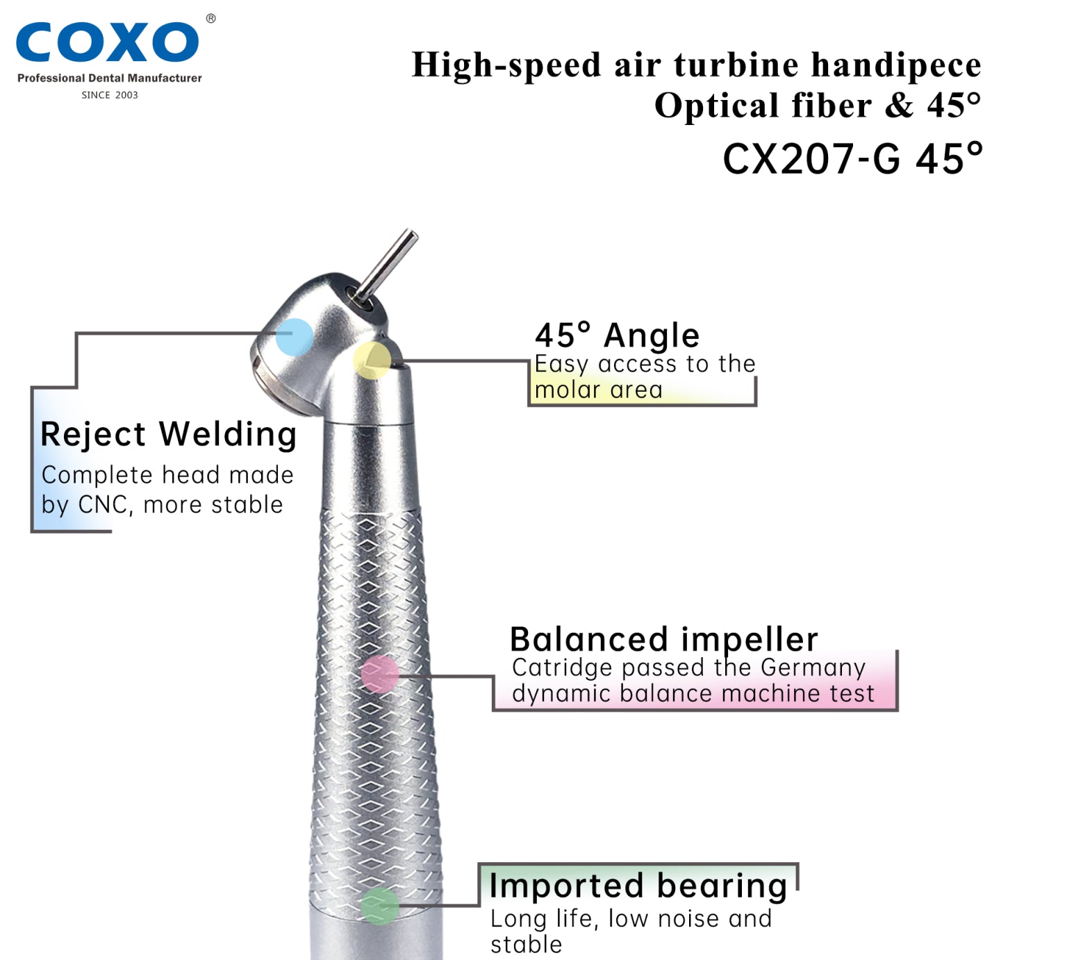 COXO CX207-G H06 High-Speed Handpiece