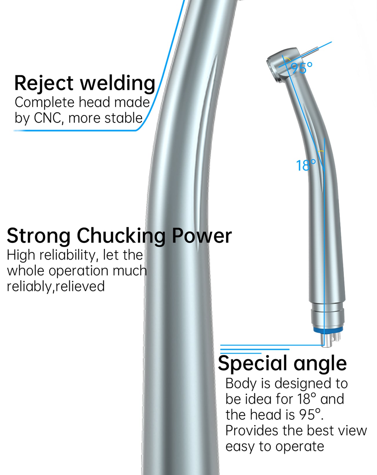 COXO CX207-B XTITAN High-Speed Handpiece