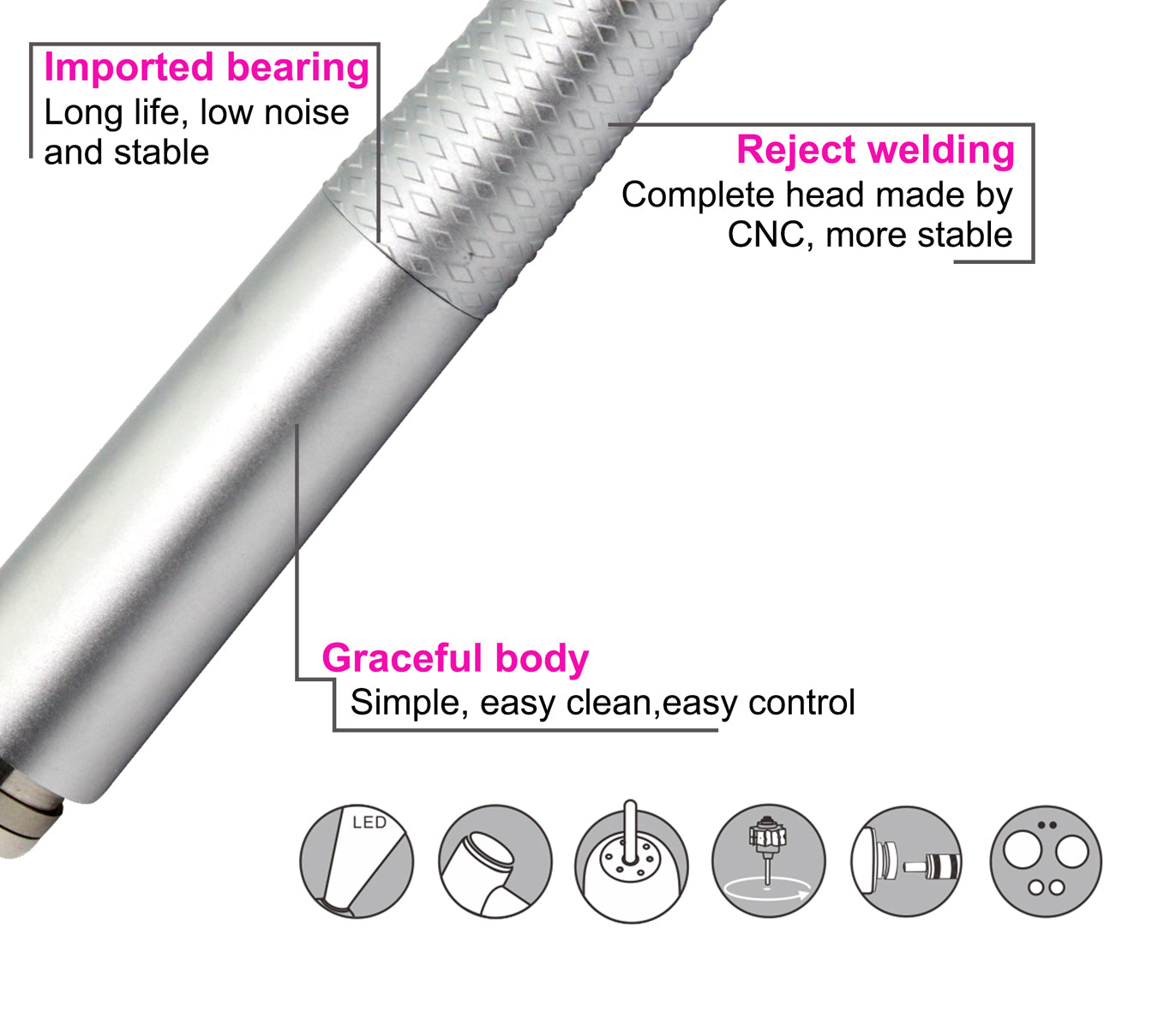 COXO CX207-G H16 High-Speed Handpiece