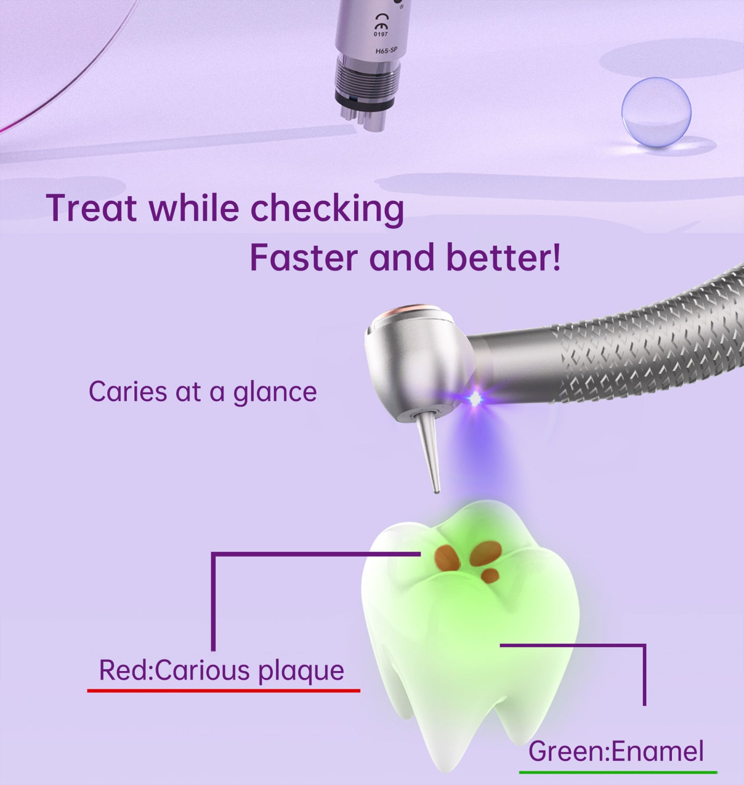 COXO CX207-F H65 High-Speed Handpiece