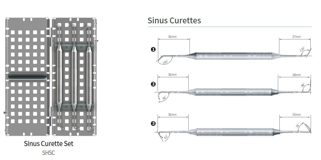 SIS Sinus Curette kit