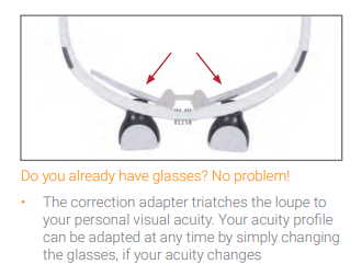 OrangeDental opt-on safety glasses (without oculars)